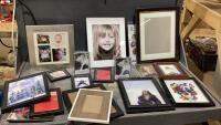 BOX OF ASSORTED PICTURE FRAMES