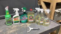 BOX OF ASSORTED CLEANERS