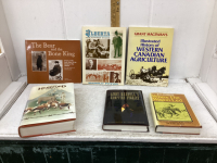 BOX OF BOOKS- WESTERN HISTORY, STORIES
