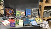 BOX OF BOOKS - HARRY POTTER, PET CARE, THE HOBBIT, GHOST STORIES