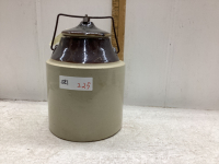 PICKLE CROCK WITH LID AND WIRE