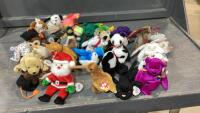 BOX OF TY BEANIE BABIES - 30 PIECES - WITH TAGS