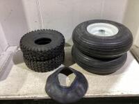(4) DOLLY WHEELS 2-PAIRS