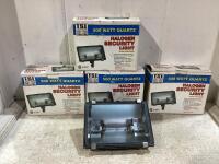 (4) 500 WATT QUARTZ HALOGEN SECURITY LIGHTS