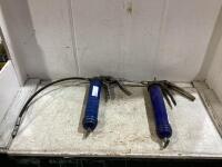 (2) GREASE GUNS