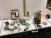 COLLECTION OF GRINDERS -COFFEE GRINDER,NUT + MEAT GRINDERS