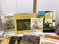 BOX OF BOOKS - WESTERN HISTORY, PICTORAL BOOKS