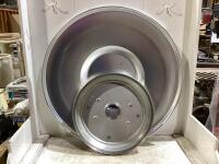 (2) METAL PLATES 32" & 18"