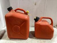 (2) JERRY CANS 1.4G & 2.5G