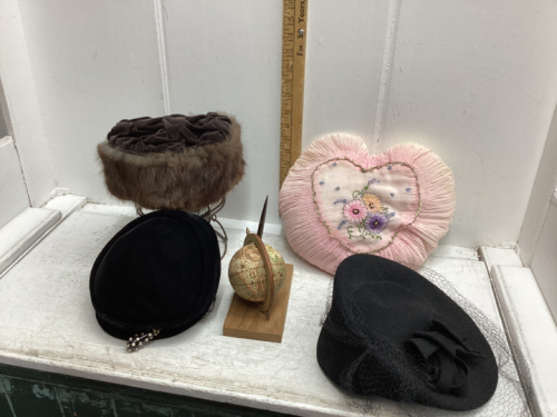 OLD HATS , HAT PIN, DESK SET