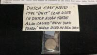DUTCH EAST INDIES 1746 DUIT COIN