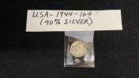 USA 1944 10 CENT COIN