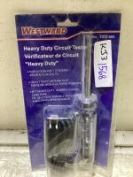 WESTWARD HEAVY DUTY CIRCUIT TESTER