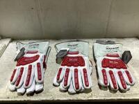 (3) WATSON GLOVES VAN GOAT CUT & PROTECTION (L/G)