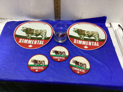 SIMMENTAL PATCHES STICKERS + GLASS