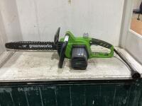 GREENWORKS 18" ELETRIC CORDED CHAINSAW
