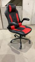 ROLLING OFFICE - BLACK & RED