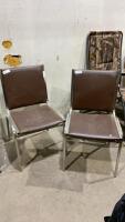 (2) STACKING CHAIRS
