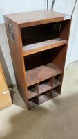 PLYWOOD CABINET W/ BUILT IN SPEAKERS