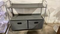 SHOE RACK W/ 2 CUBBIES