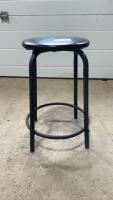 BLACK SHOP STOOL