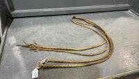 SET OR BRAIDED LEATHER REINS