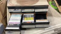 (2)CASSETTE CASES W/CASSETTES