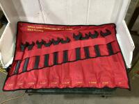 (10 PCS) JUMBO COMBINATION WRENCH SET SAE BLACK FINISHING