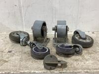 SHOP BOX OF MIXED CASTOR WHEELS