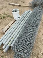 Lift of chain-link fencing