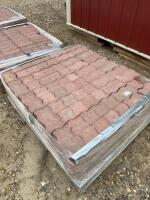 Lift of interlock red brick approx 260 pcs. Full and half bricks