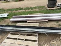 Two lifts of edging and flashing
