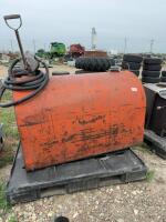 100 gallon slip tank and pump