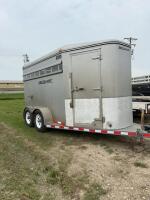 2006 - 14' Two horse angle haul, bumper pull trailer