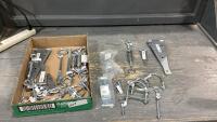 FLAT W/ STRAP HINGES, BARREL BOLT, U BOLTS, TURNBUCKLE, EYE BOLTS, HASP