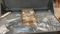 FLAT W/SFLAT W/STRAP HINGES, U BOLTS, EYE BOLTS, LEVER SNAP SWIVELS, BARREL BOLT, DOOR STOPS, J BOLTS