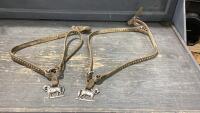 (2) BRASSES + STRAPS