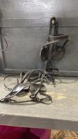 FLAT W/ (2) BLACK HARNESS HEADSTALLS