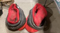 (2)HORSE COLLARS W/RED PADS