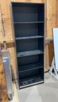 TALL BLACK BOOKSHELF