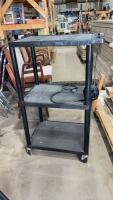 LUXOR ROLLING CART W/ AN ELECTRICAL OUTLET