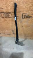 COLLINS & CO AXE - HANDLE HAS BEEN TAPED