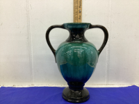 BLUE MOUNTAIN POTTERY 2 HANDLED VASE