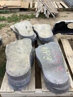 PALLET OF CONCRETE FEETS 18PCS