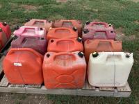 PALLET OF MIXED JERRY CANS 12PCS