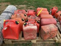 PALLET OF MIXED JERRY CANS 15PCS