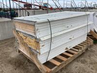 PALLET OF METAL FRAMED/DOORS 84" X 33" (3PCS)