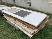 PALLET OF MIXED DOORS 79":X 31.5"