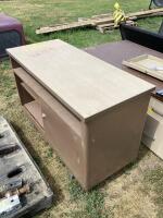 METAL CABINET TABLE