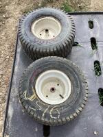 (2) CARLISLE LAWN TIRES